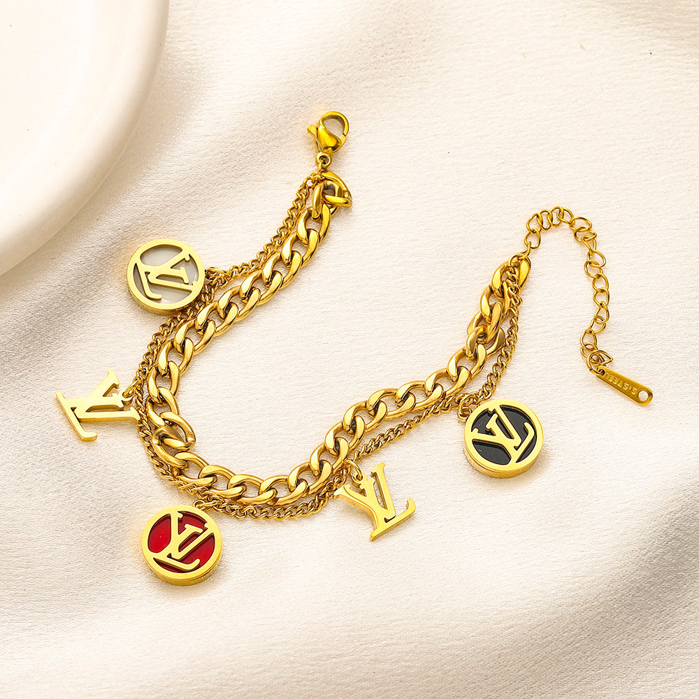 LV inspired Bracelet