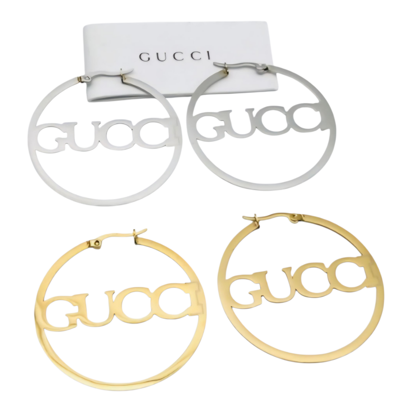 Gucci inspired Hoop Earrings