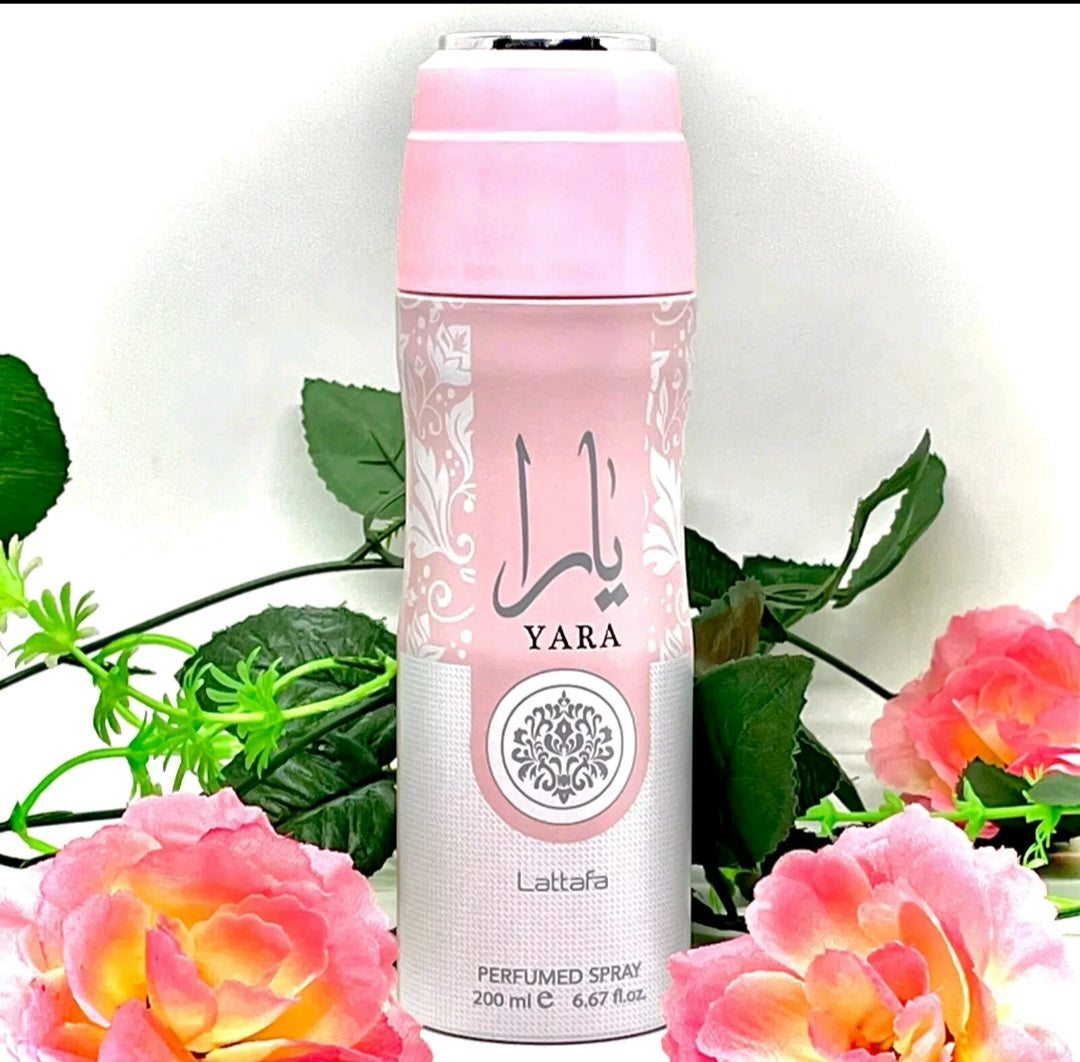 Yara Lattafa Perfumed Spray Body Deodorant