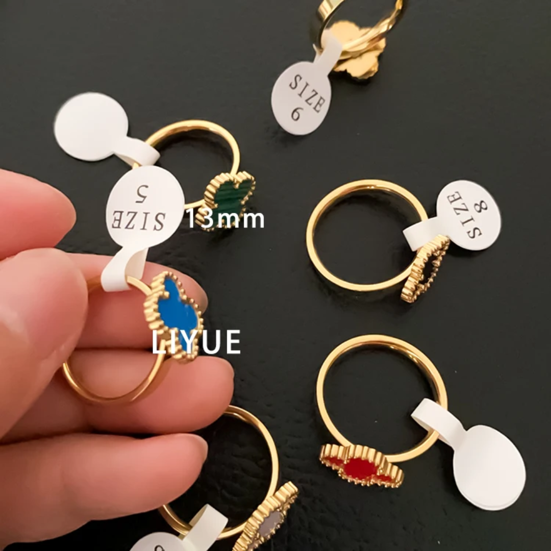 Van Cleef inspired Clover rings