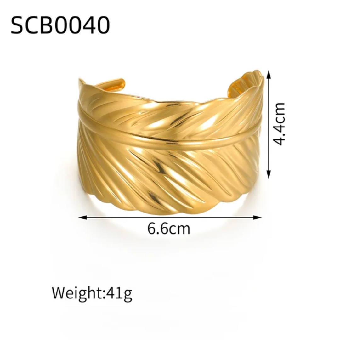 Leaf Cuff Bracelet