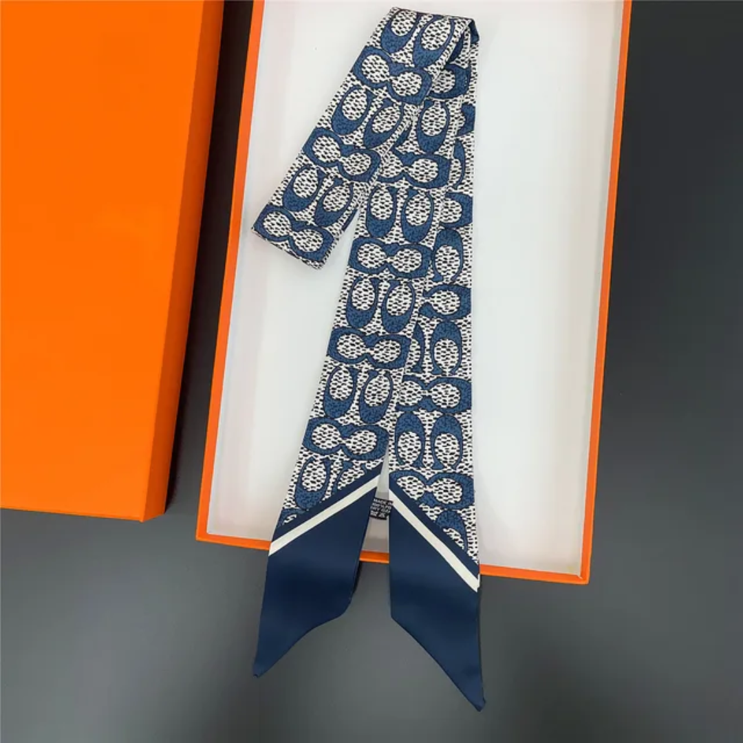 Coach inspired Twill Ribbon Scarves