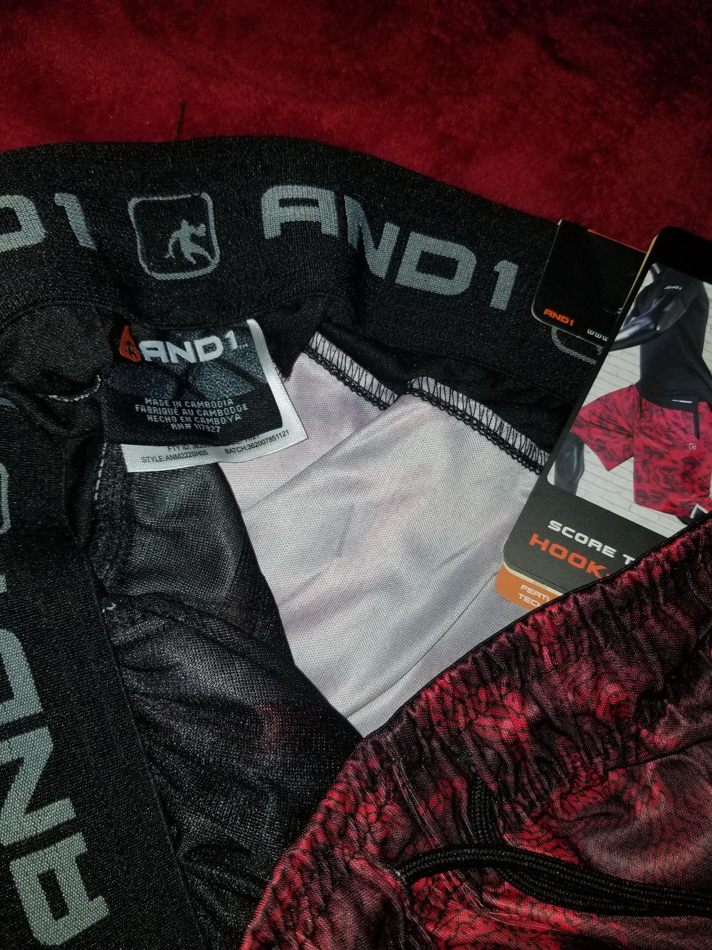 AND 1 Men basketball shorts