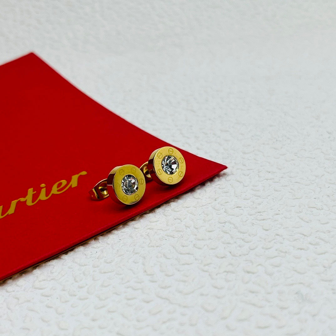 Cartier Inspired Stud Earrings