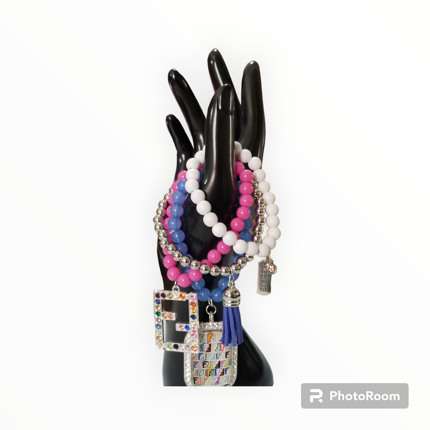 Custom made FF Charm bracelet