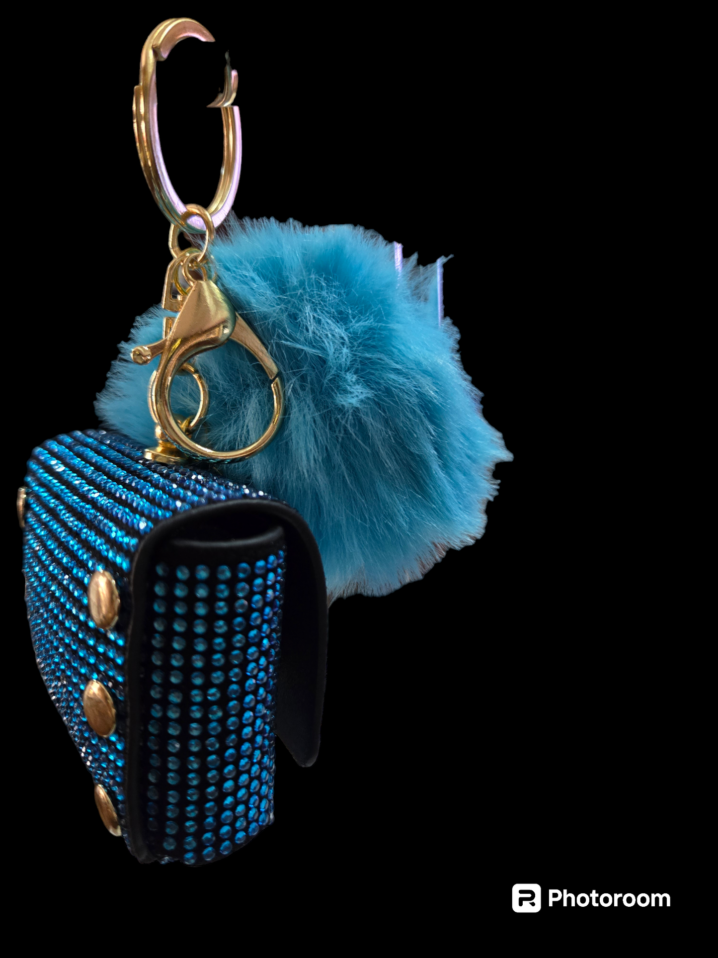 Diamond coin purse key chain