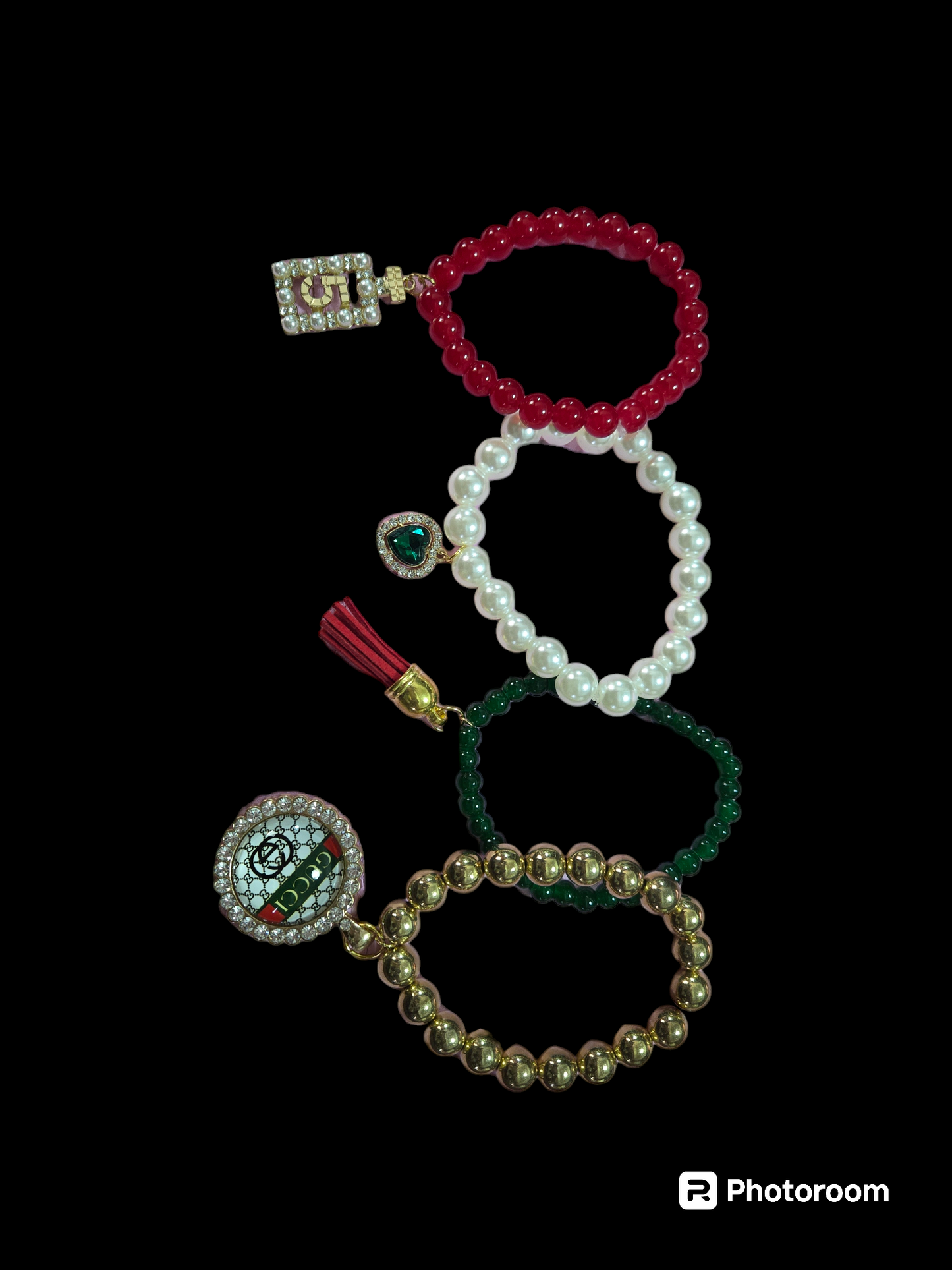 Custom made designer charm bracelet