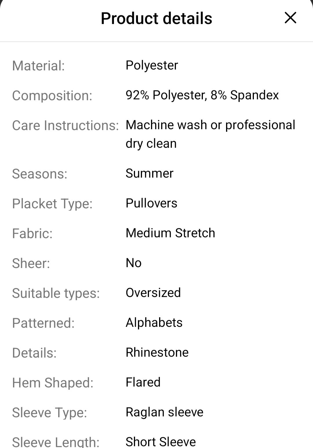 Plus size Graphic Rhinestones TShirt