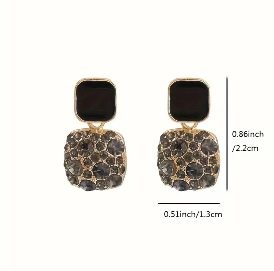 Eleqant Square Drop earring