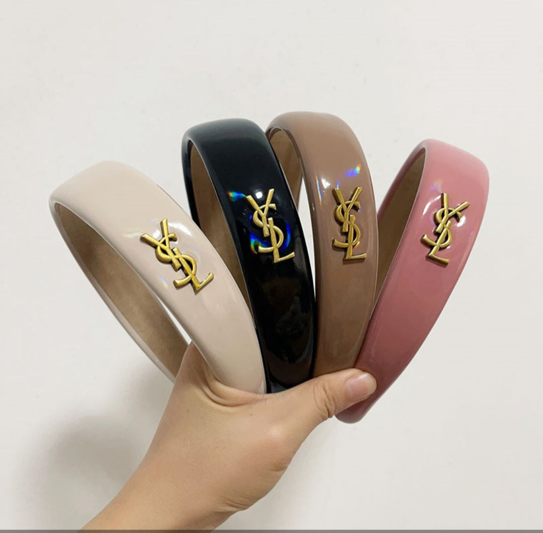 YSL Inspired Patent Leather Headband