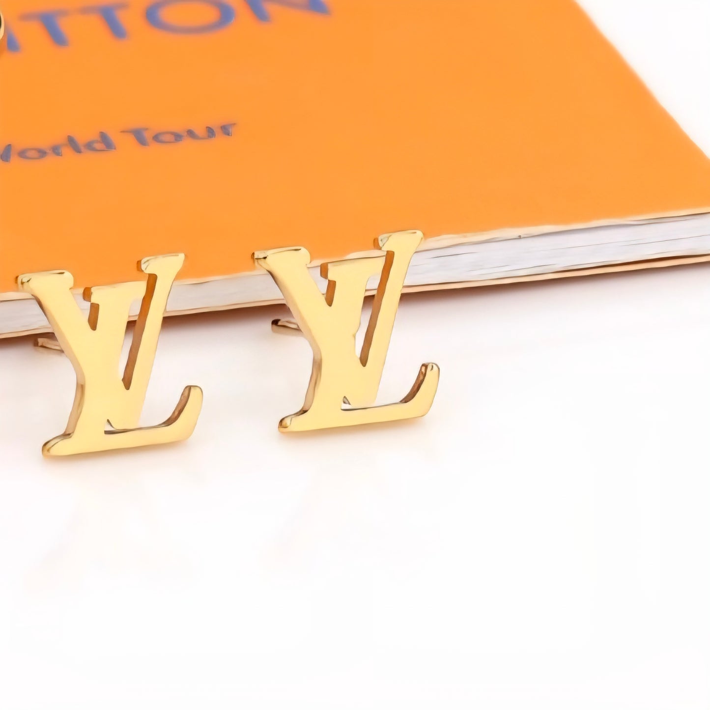 LV inspired earrings