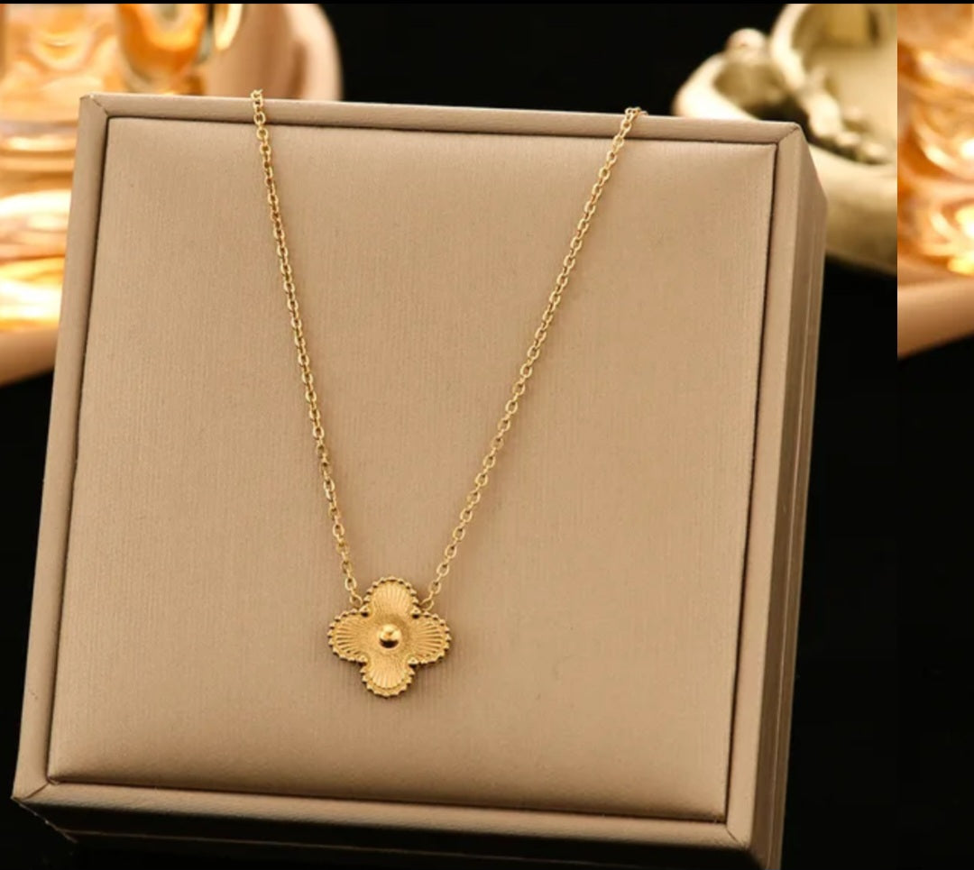 Van Cleef inspired Lazer Gold and Silver Jewelry Collection