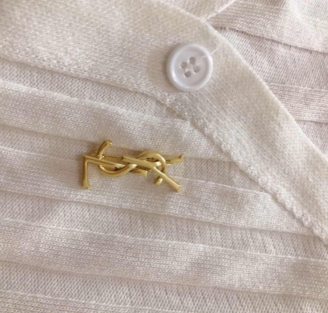 YSL Designer Inspired Mini Brooches