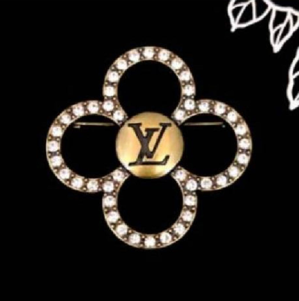 Lv inspired Brooches