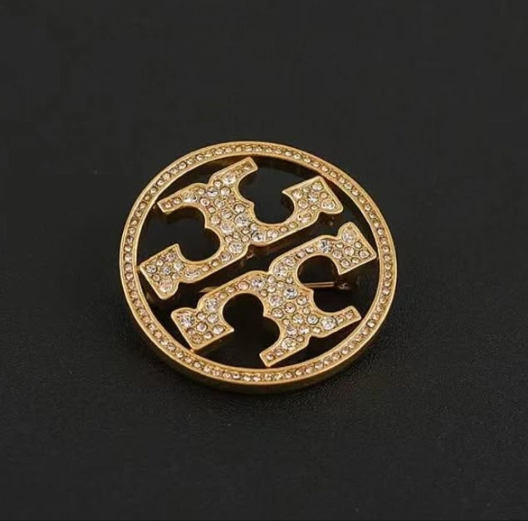Torry Burch inspired brooch