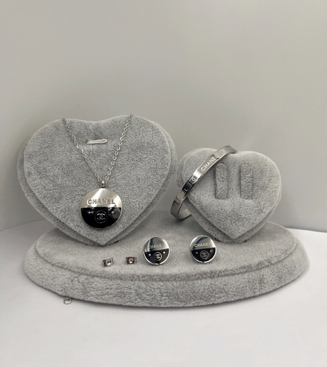 Chanel inspired students earrings