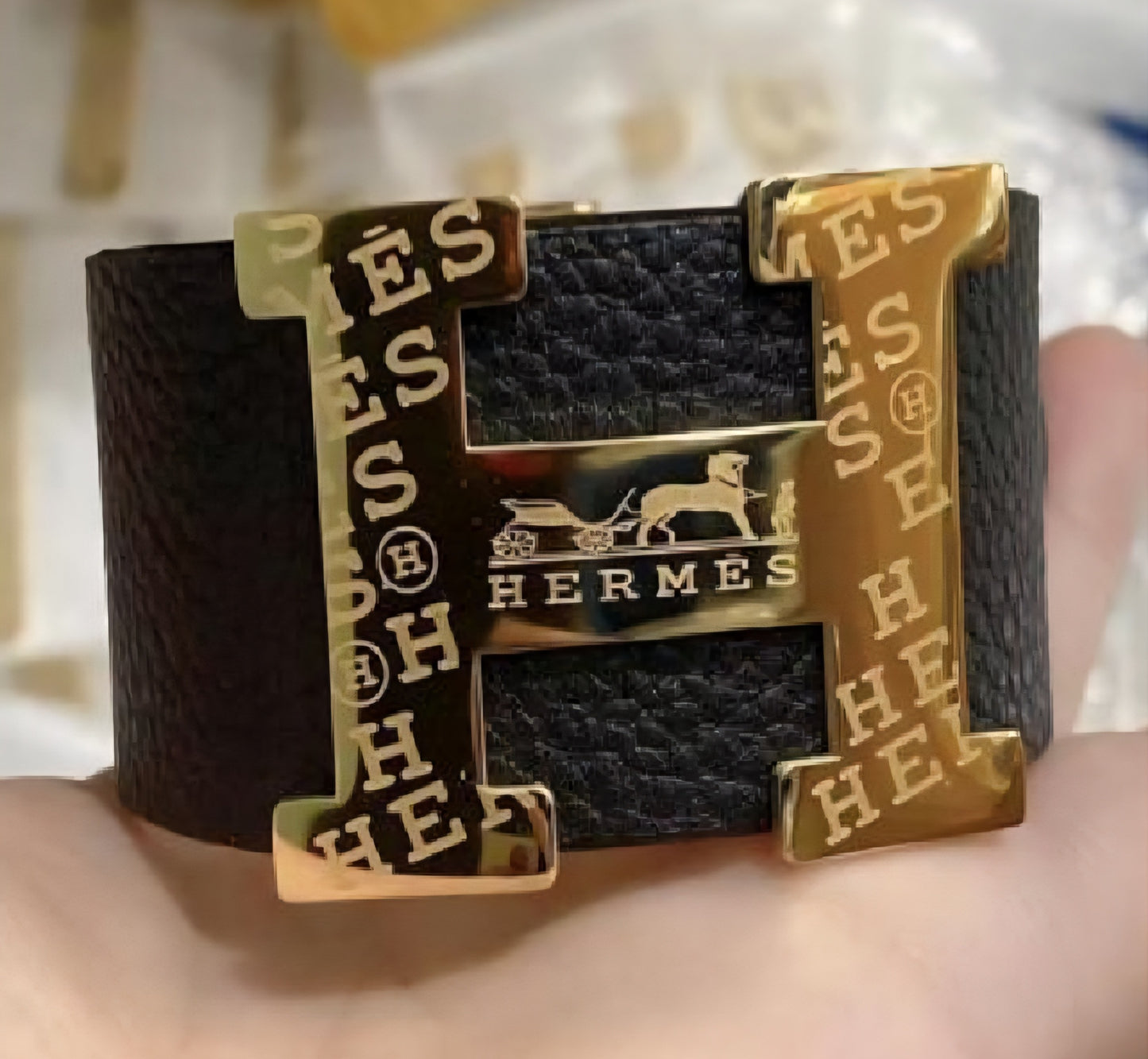 Hermès inspired Belt Bracelet