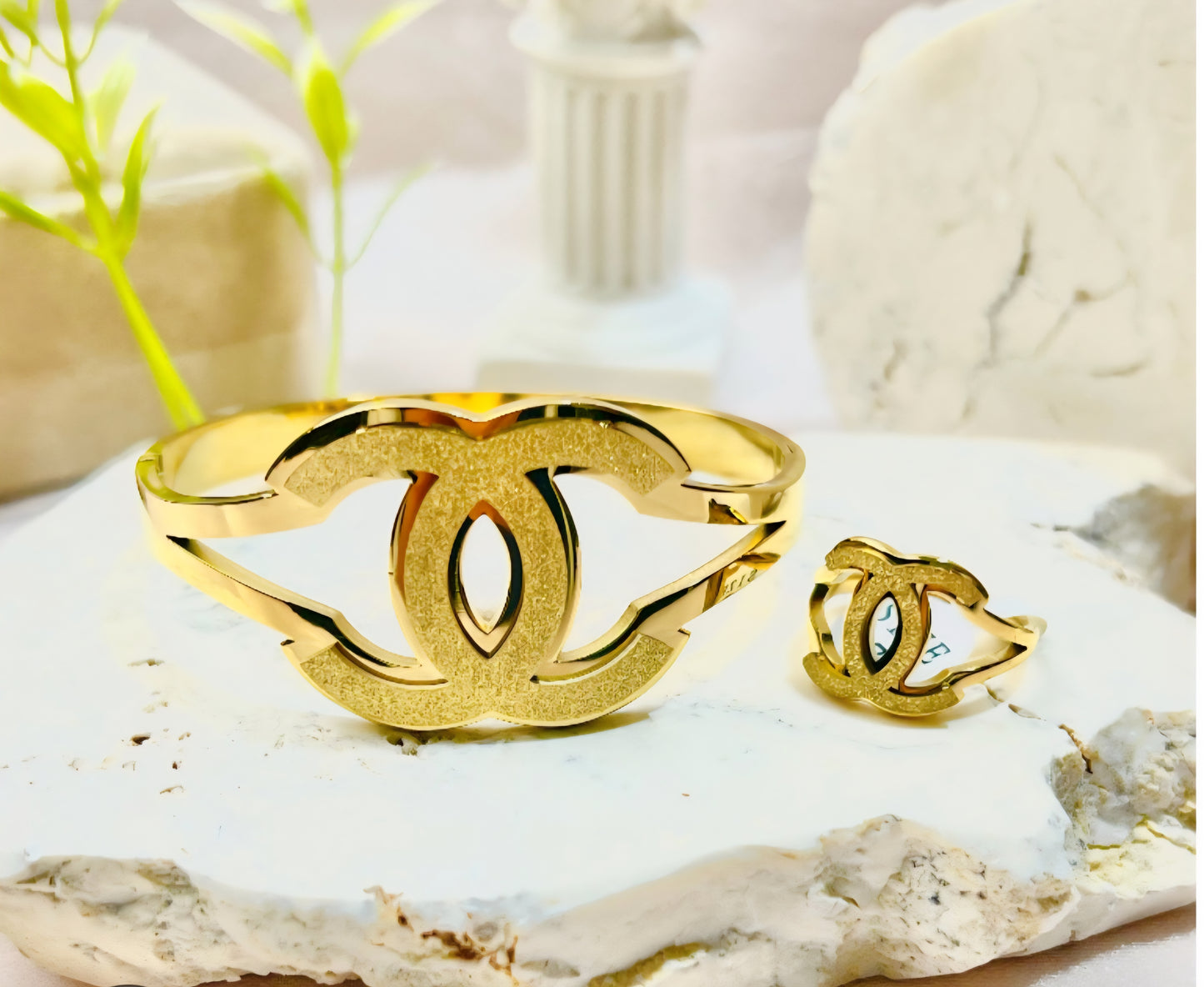 Chanel inspired Gold