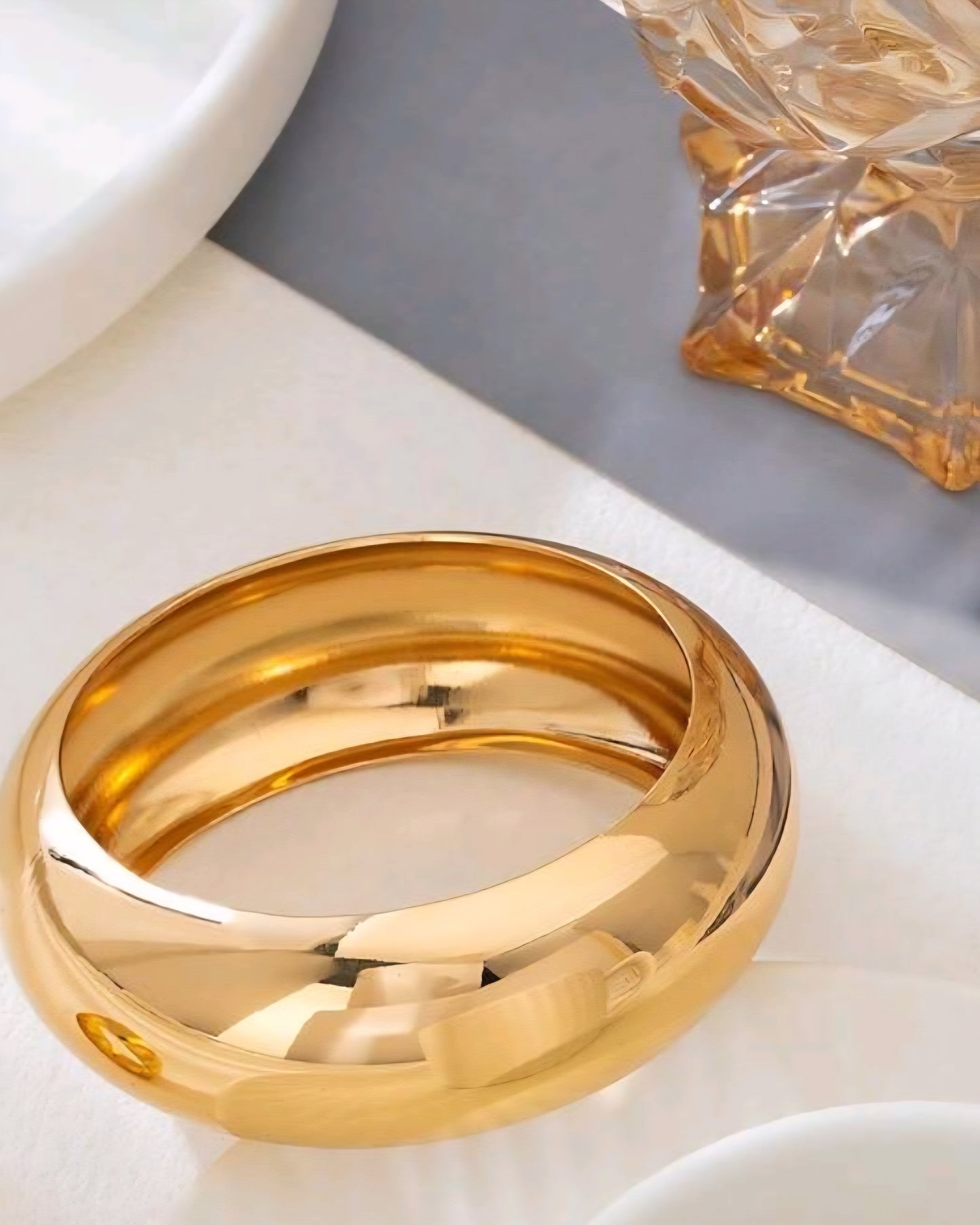 Stainless Steel Chunky Bangle