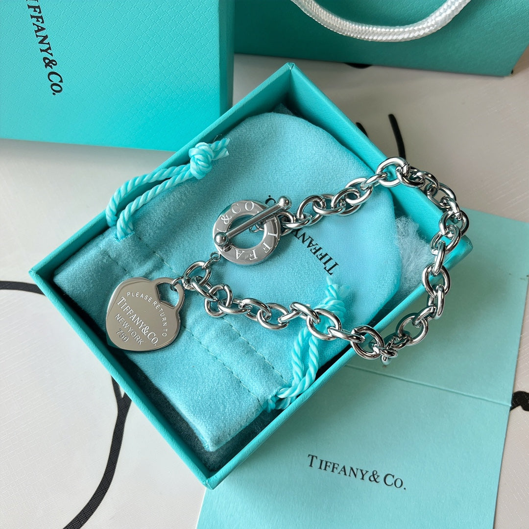Tiffany inspired Heart Shape Bracelet