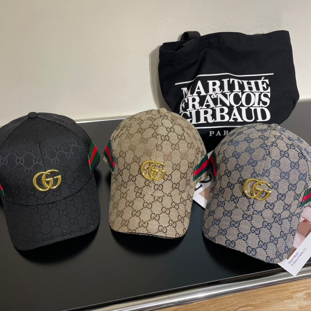 Gucci Designer Inspired Canvas Baseball Cap