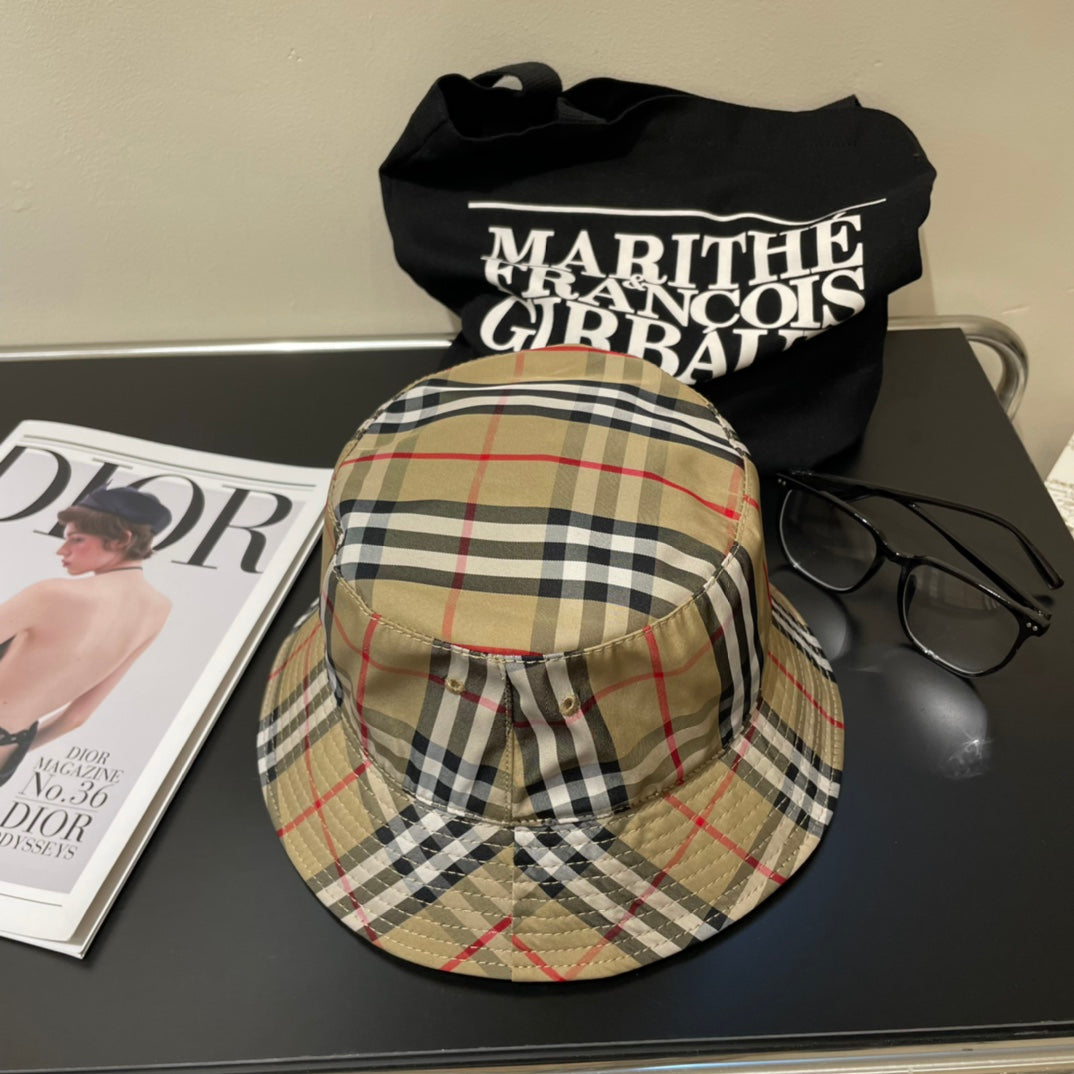Burberry inspired plaid Bucket