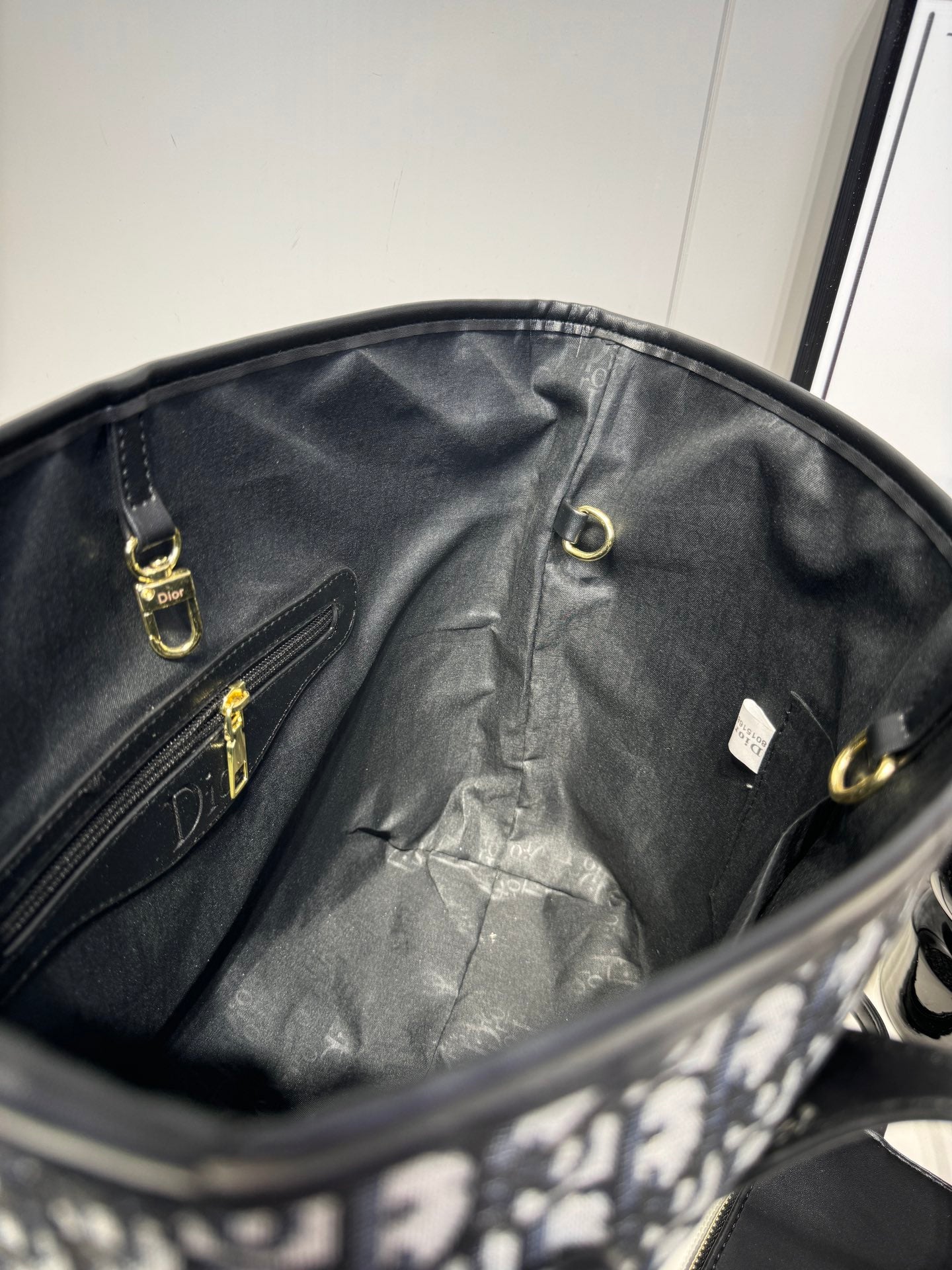 Christian Dior monogram inspired Tote Bags