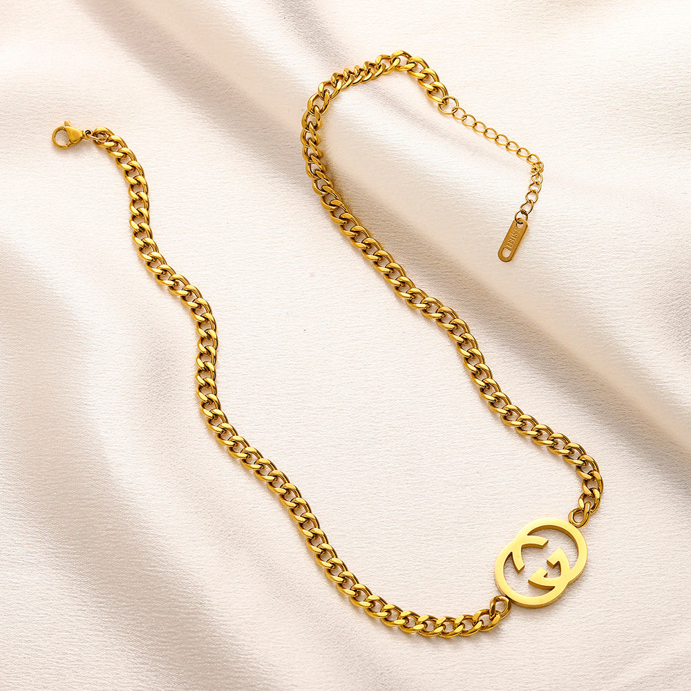 Gucci inspired Cuban Necklace