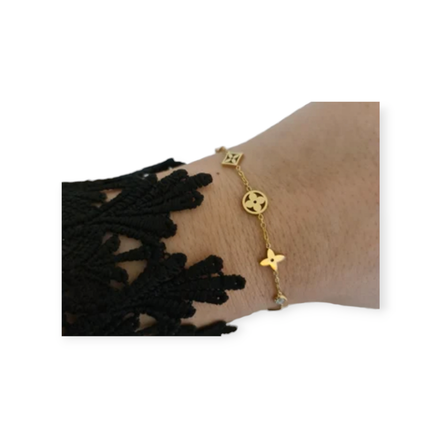 4 leaf clover Gold Bracelet