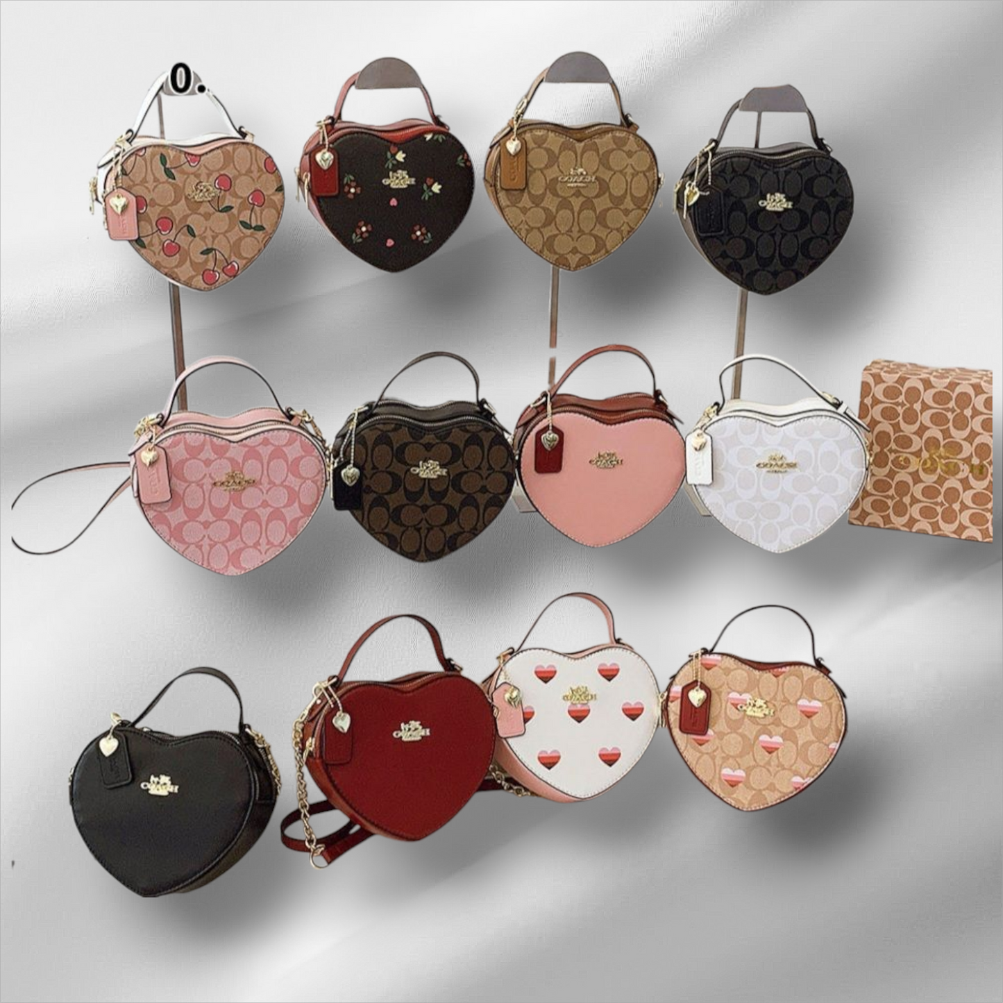 Coach Heart Shape handbag