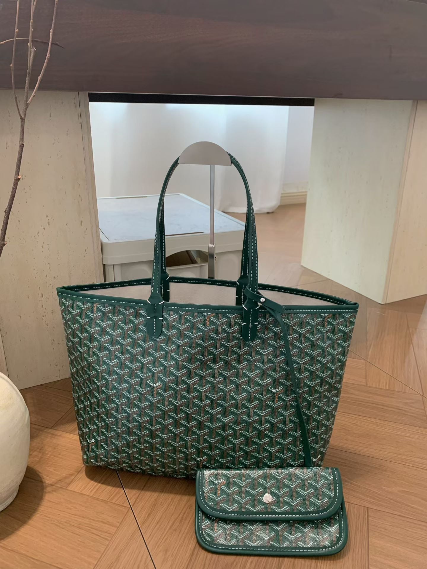 Goyard Inspired Tote Bag