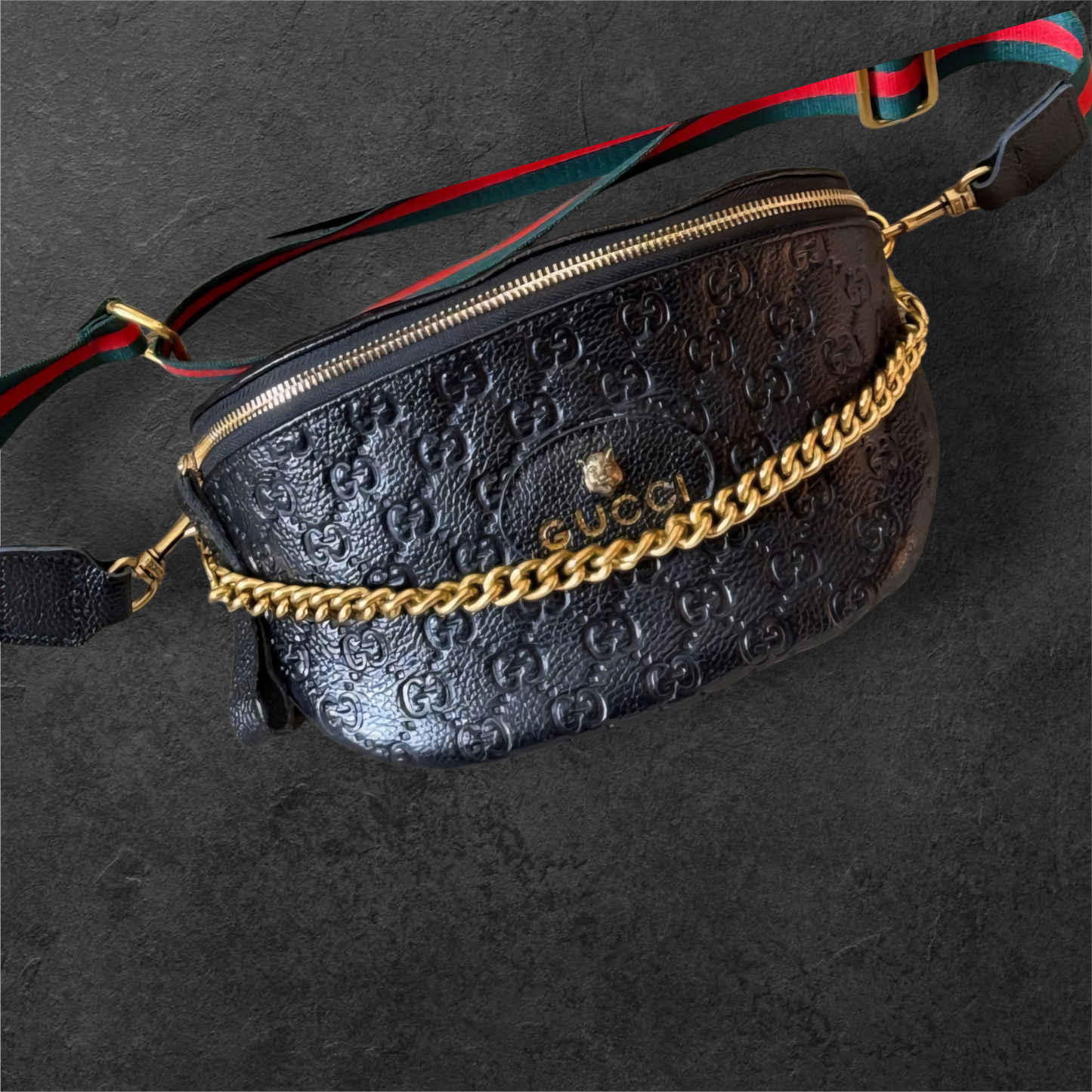 Gucci inspired bum bag