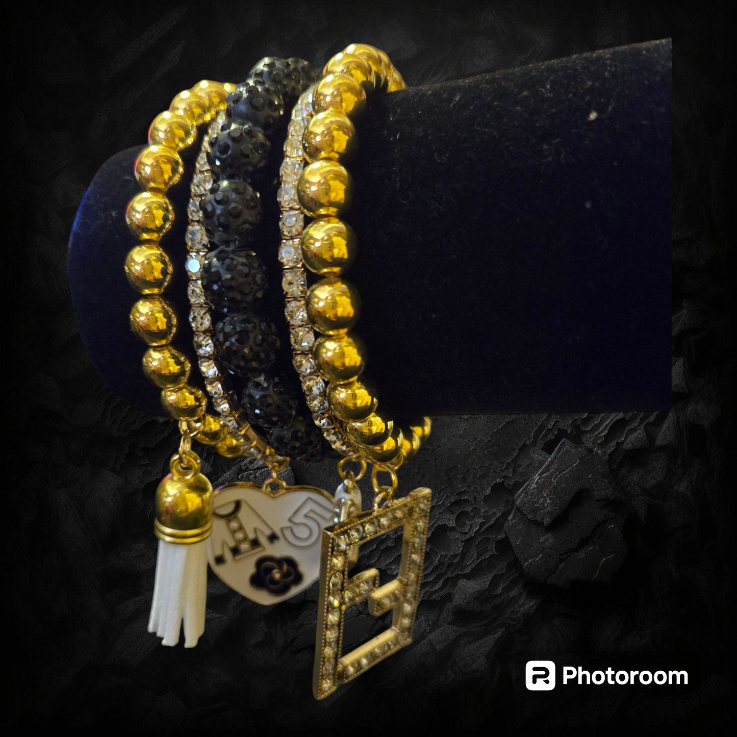 Fendi Inspired custom Made Bracelet