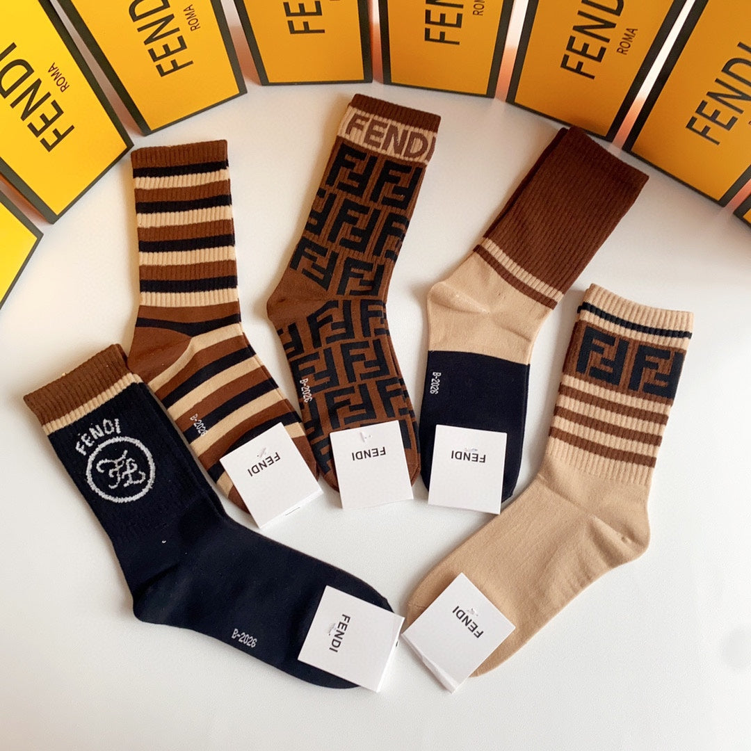 Fendi inspired Socks