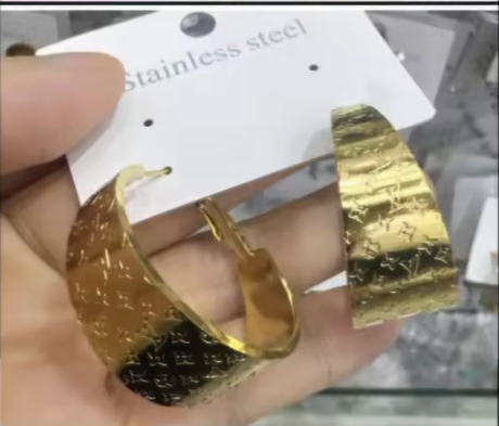 LV inspired Earrings