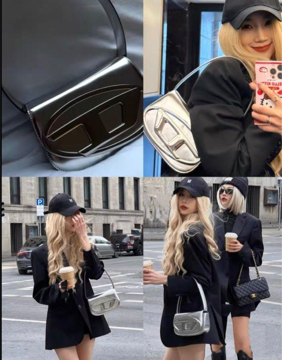 Diesel inspired handbag