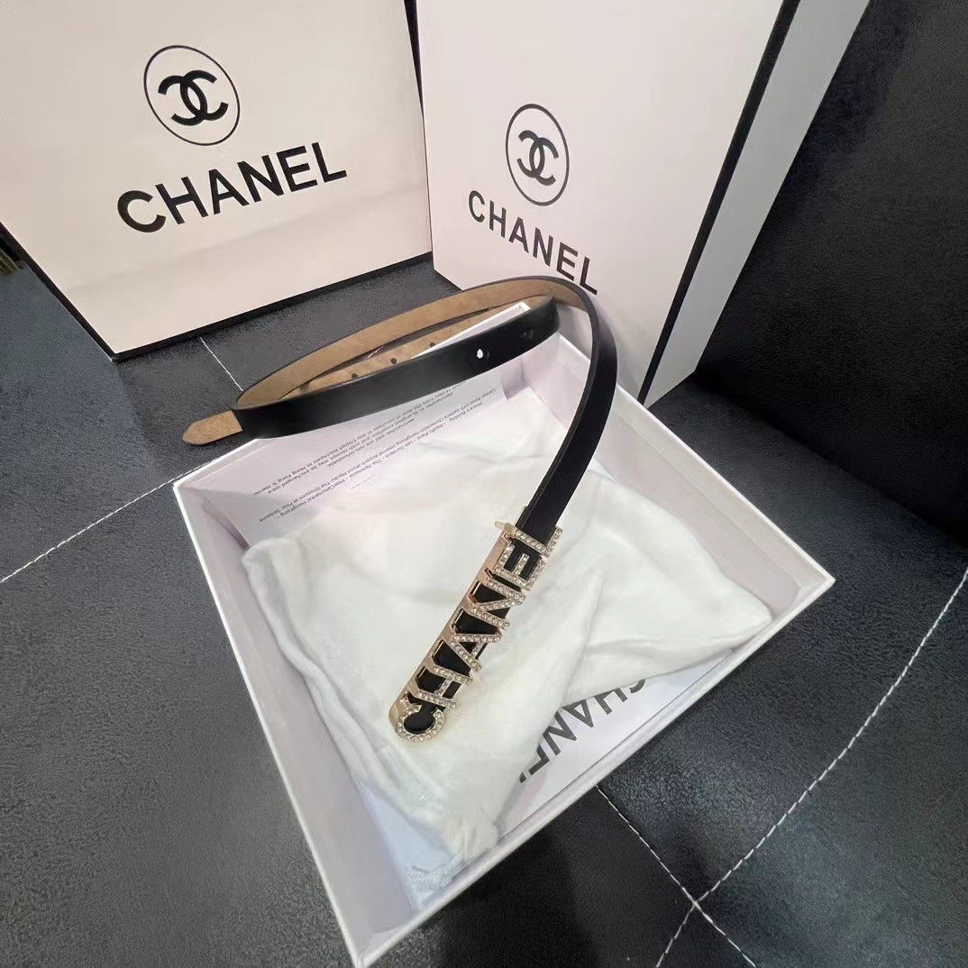 Chanel inspired jewel belt