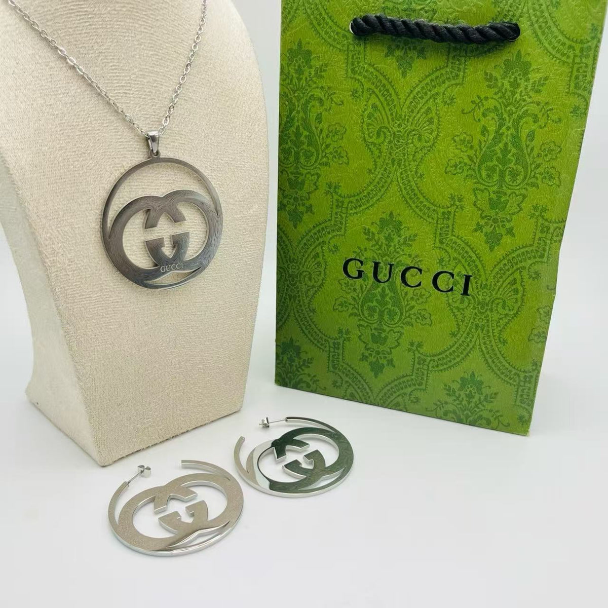 Gucci inspired Hoop Earrings
