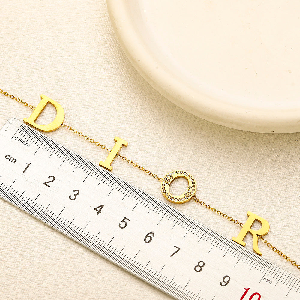 Christian Dior Inspired Necklace and Bracelet