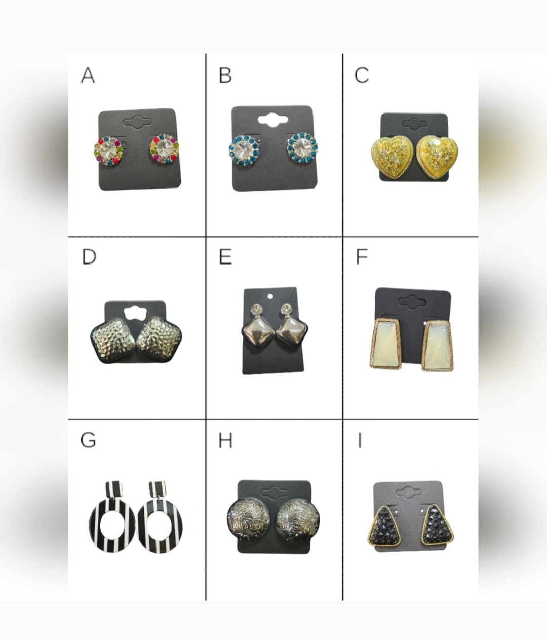 Assorted Fashion Statement Earrings