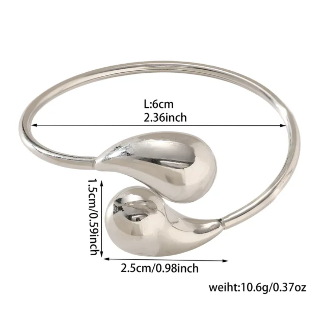 Stainless Steel Water Drop Bracelet