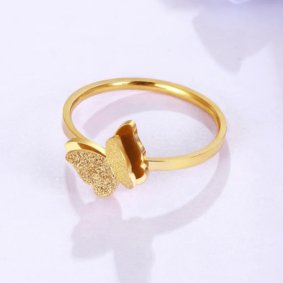 Van Cleef Inspired Butterfly Ring