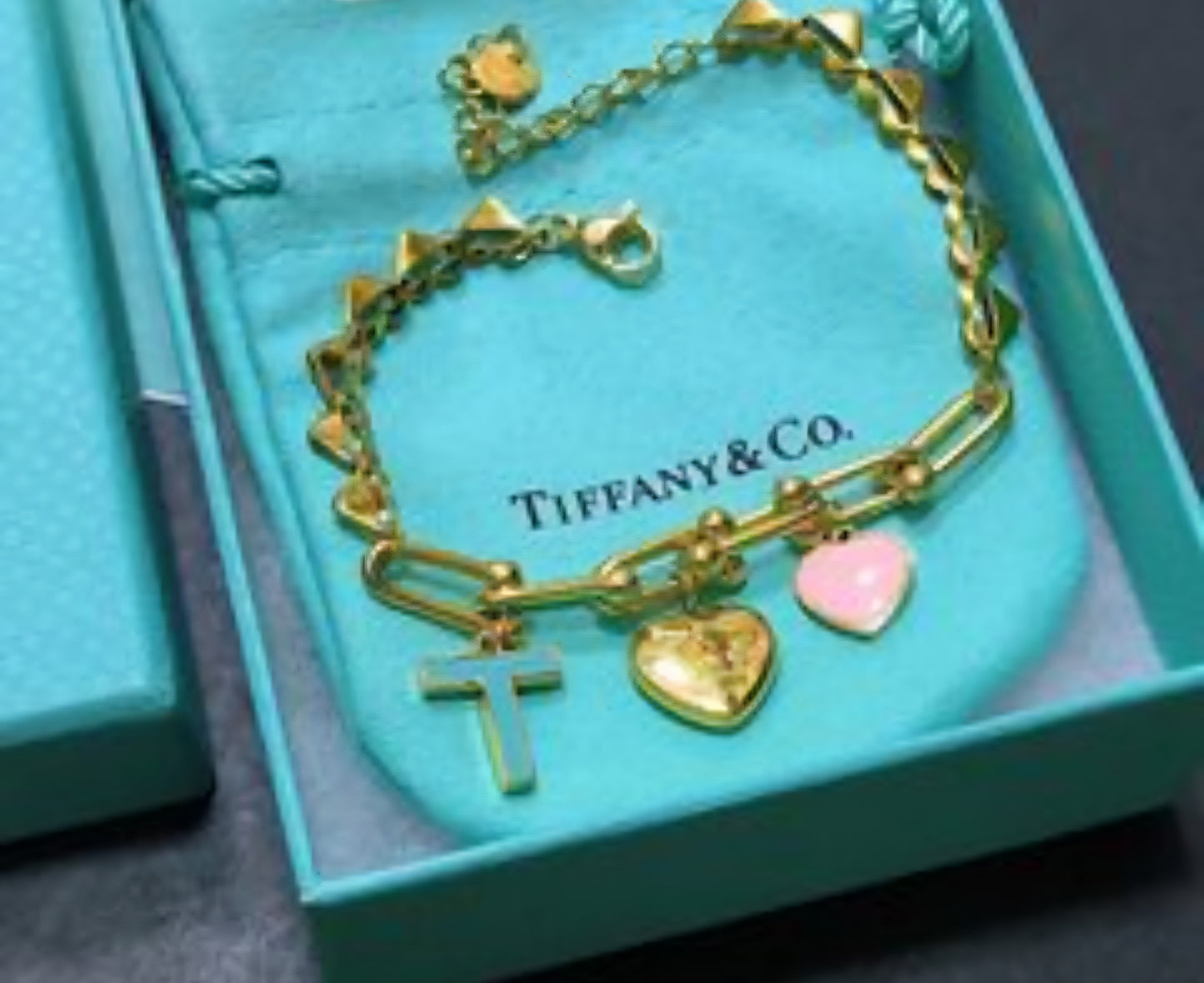 Tiffany Co inspired T-Heart Necklace