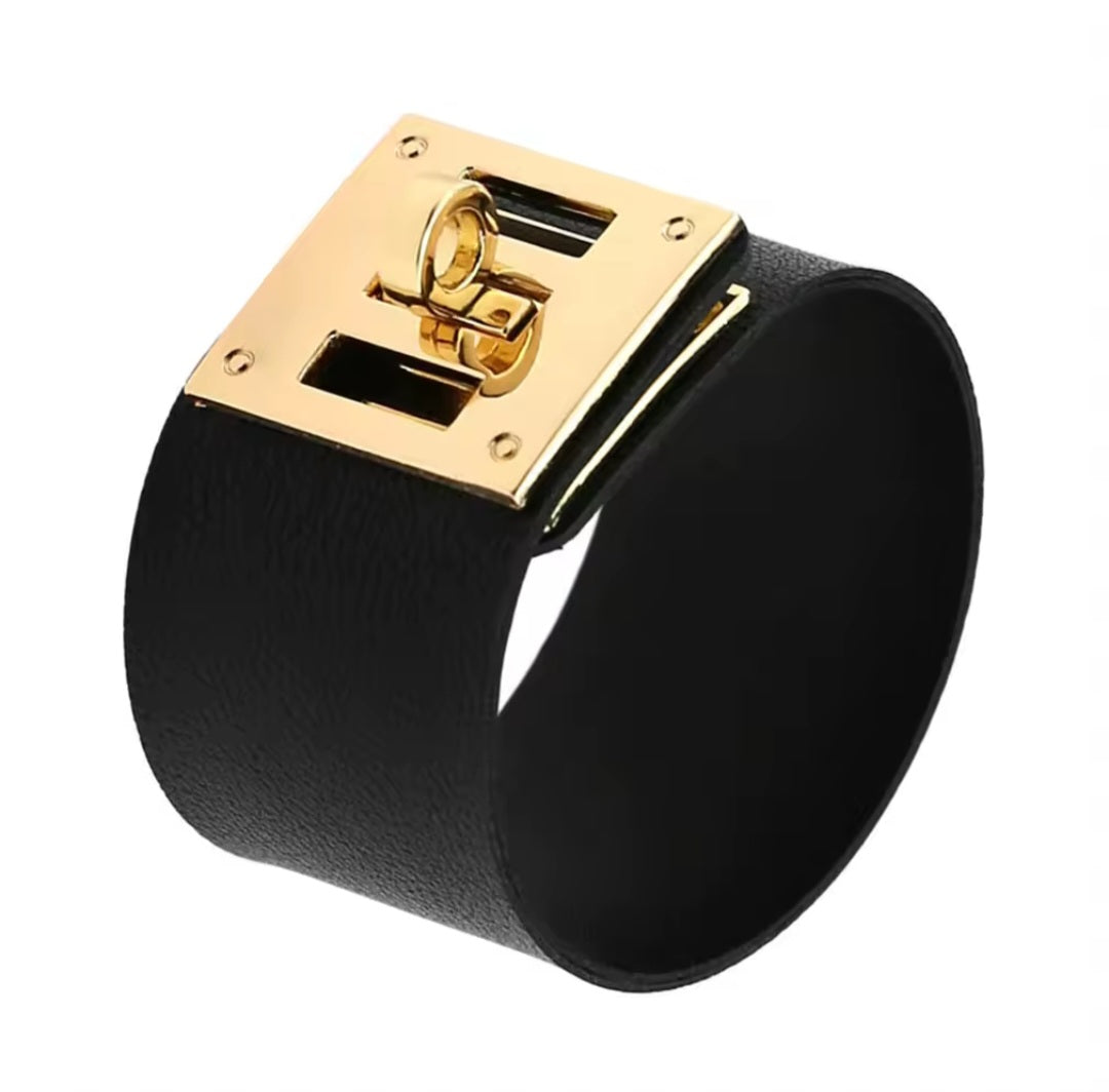 Luxury inspired cuff bracelet
