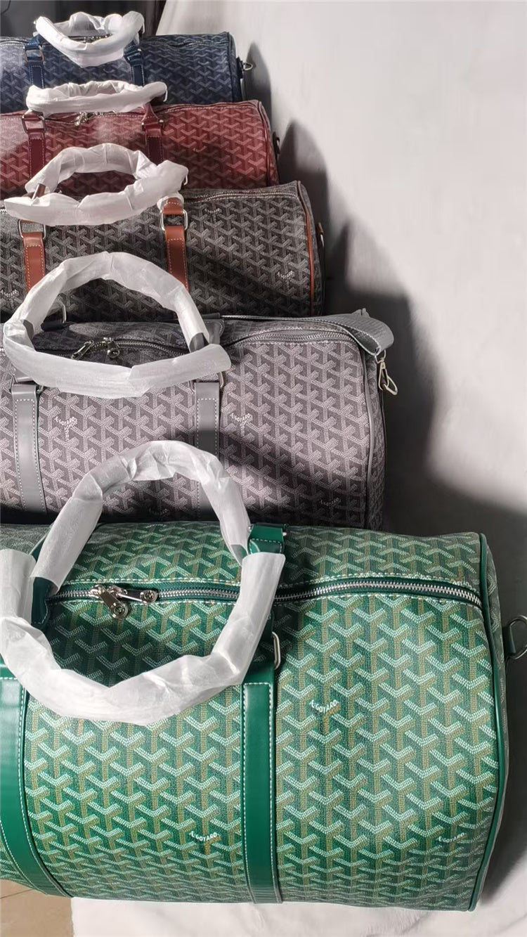 Goyard Inspired Duffle Bag