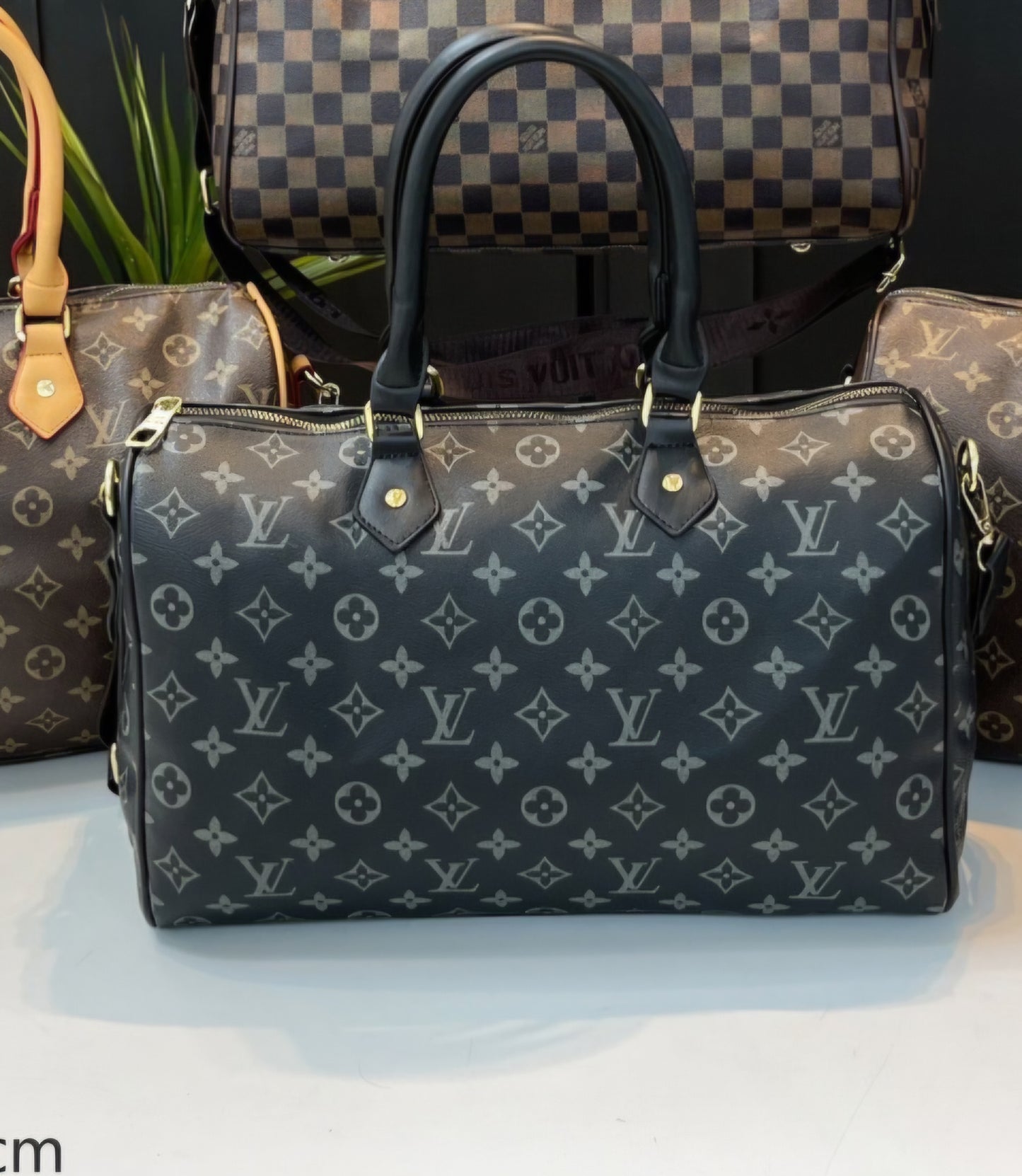 LV inspired large Speedy bag