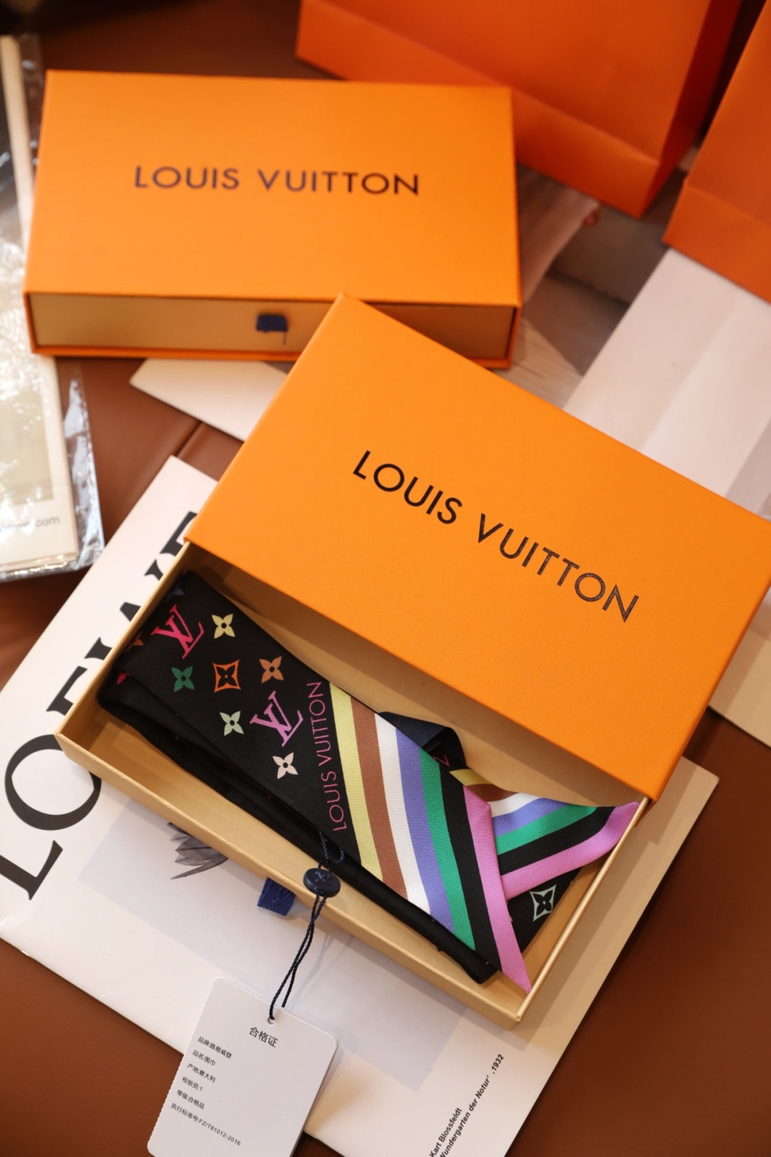 LV x TM inspired Monogram Multicolor BB Bandeau