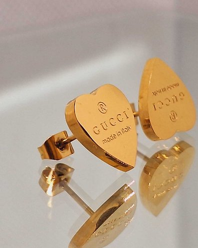Gucci inspired heart shape Earrings