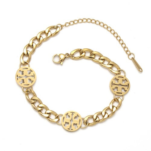 Tory Burch inspired cuban bracelet