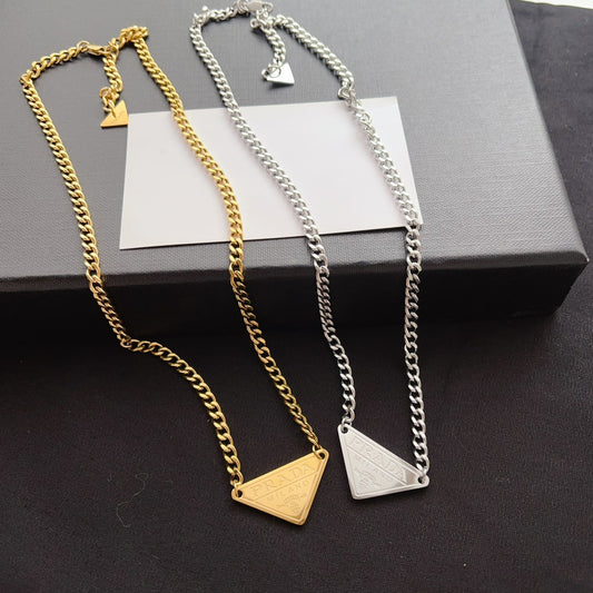 Prada Inspired Cuban Necklace